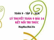 Lý thuyết Toán 9 Bài 14: Cung và Dây Của Một Đường Tròn (Kết Nối Tri Thức)